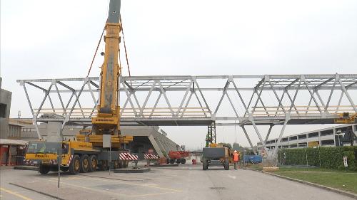 Cantiere del nuovo polo intermodale dell'Aeroporto - Ronchi dei Legionari 21/10/2017